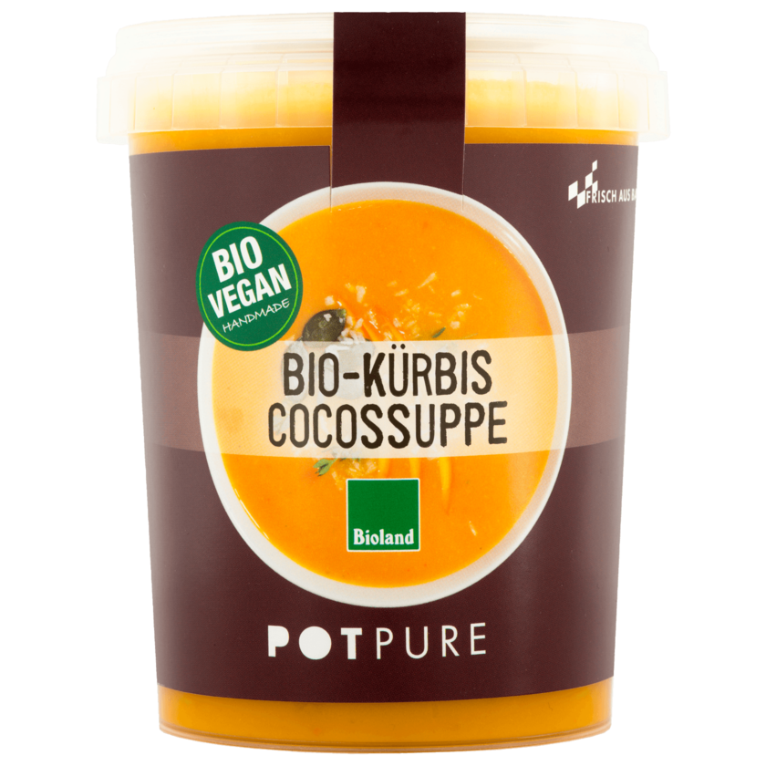 Potpure Bio Kürbis Cocossuppe vegan 450g